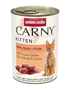 Animonda Carny Kitten Kalb, Huhn+Pute 400g