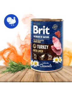 Brit Premium by Nature Turkey & Liver 400g Indyk z Wątróbką