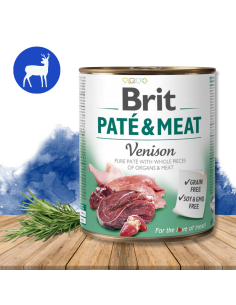 Brit Pate & Meat Venison 800g Dziczyzna