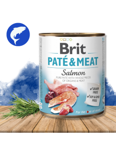 Brit Pate & Meat Salmon 800g Łosoś