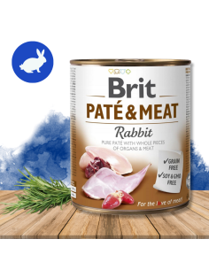 Brit Pate & Meat Rabbit 800g Królik