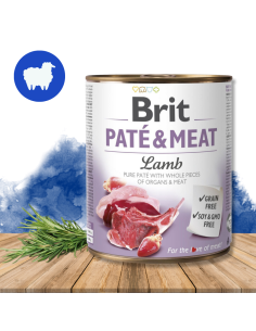 Brit Pate & Meat Lamb 800g Jagnięcina