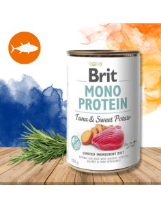 Brit Mono Protein Tuna & Sweet Potato 400g Tuńczyk z Batatem