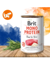 Brit Mono Protein Beef & Rice 400g  Wołowina z Ryżem