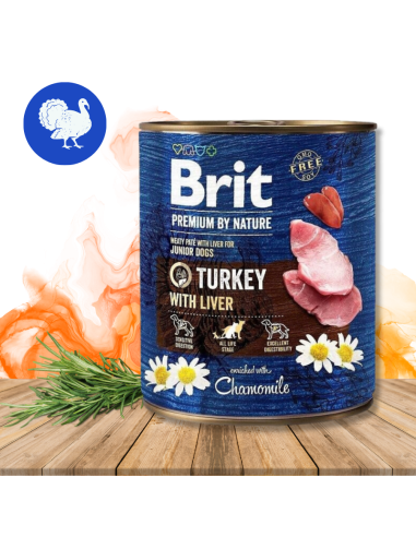 Brit Premium by Nature Turkey & Liver 800g Indyk z Wątróbką
