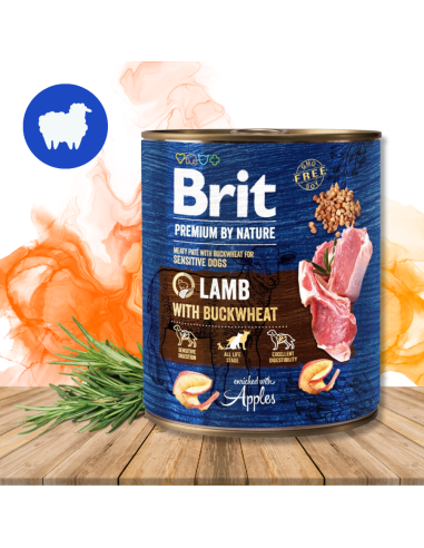 Brit Premium by Nature Lamb & Buckwheat 800g Jagnięcina z Gryką
