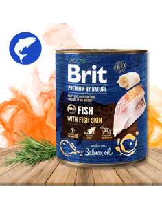 Brit Premium by Nature Fish & Skin 800g Ryba ze Skórami
