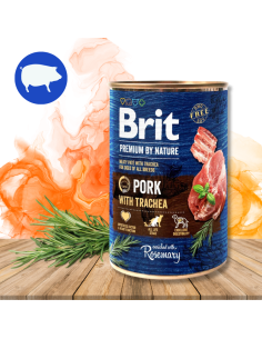 Brit Premium by Nature Pork & Trachea 400g Wieprzowina z Tchawicą
