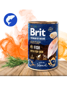 Brit Premium by Nature Fish & Skin 400g Ryba ze Skórami