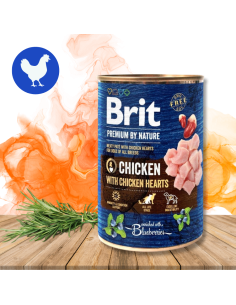 Brit Premium by Nature Chicken & Hearts 400g Kurczak z Sercami