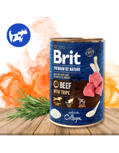 Brit Premium by Nature Beef & Tripe 400g Wołowina z Flaczkami