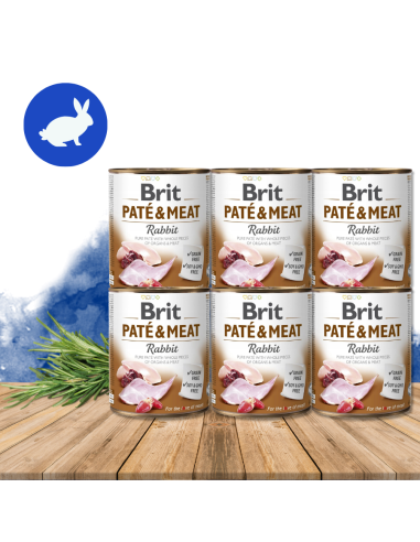 Brit Pate & Meat Rabbit 6x800g