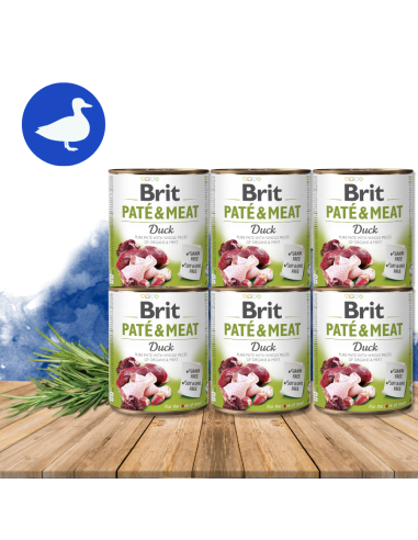 Brit Pate & Meat Duck 6x800g
