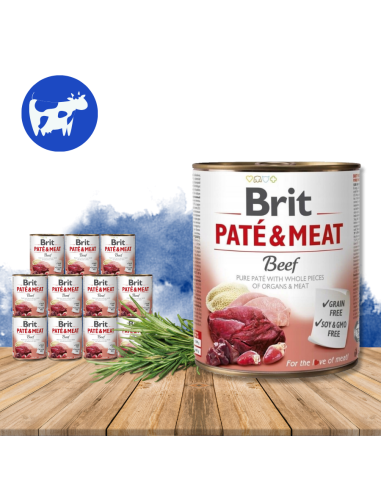 Brit Pate & Meat Beef 12x800g